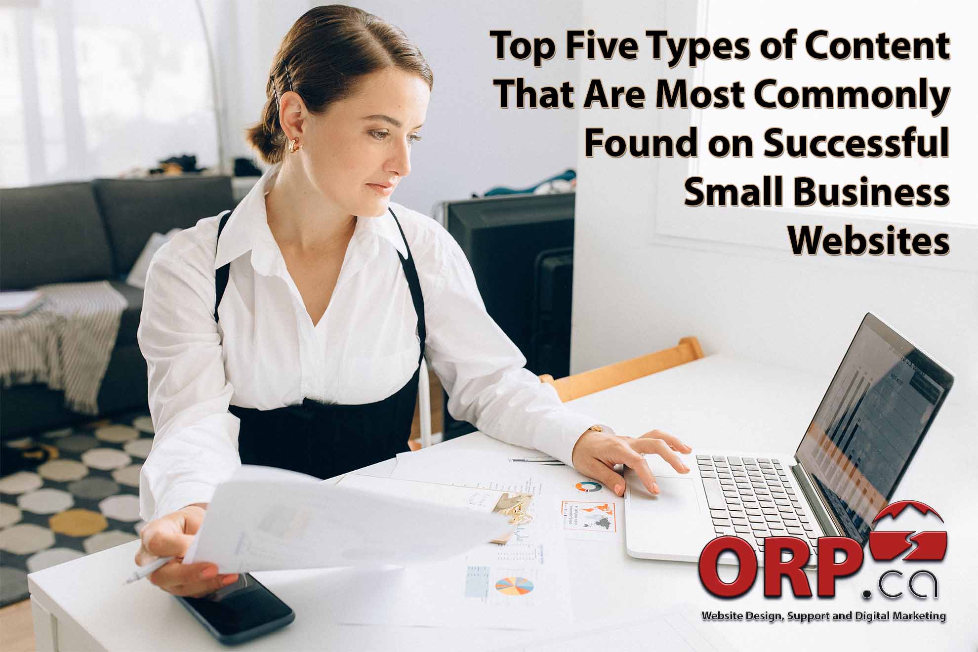 Top Five Types of Content That Are Most Commonly Found on Successful Small Business Websites
